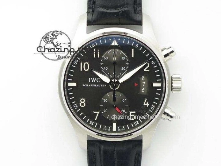 MIROTIME 0420 Fashionable Portofino Automatic SS TWF 1:1 Best Edition Silver Dial SS Markers on Black Leather Strap A 7200